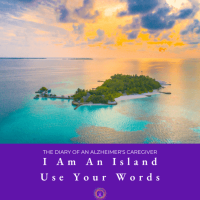 small island at sunset.